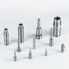 Pr&auml;zise bearbeitete Teile aus Messing, Stahl, Kunststoff und Aluminium, CNC-Drehmaschine