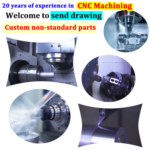 OEM Prilagođeni 5 osi aluminij mesingani metalni čelični mehanički dijelovi CNC obrada servisa 