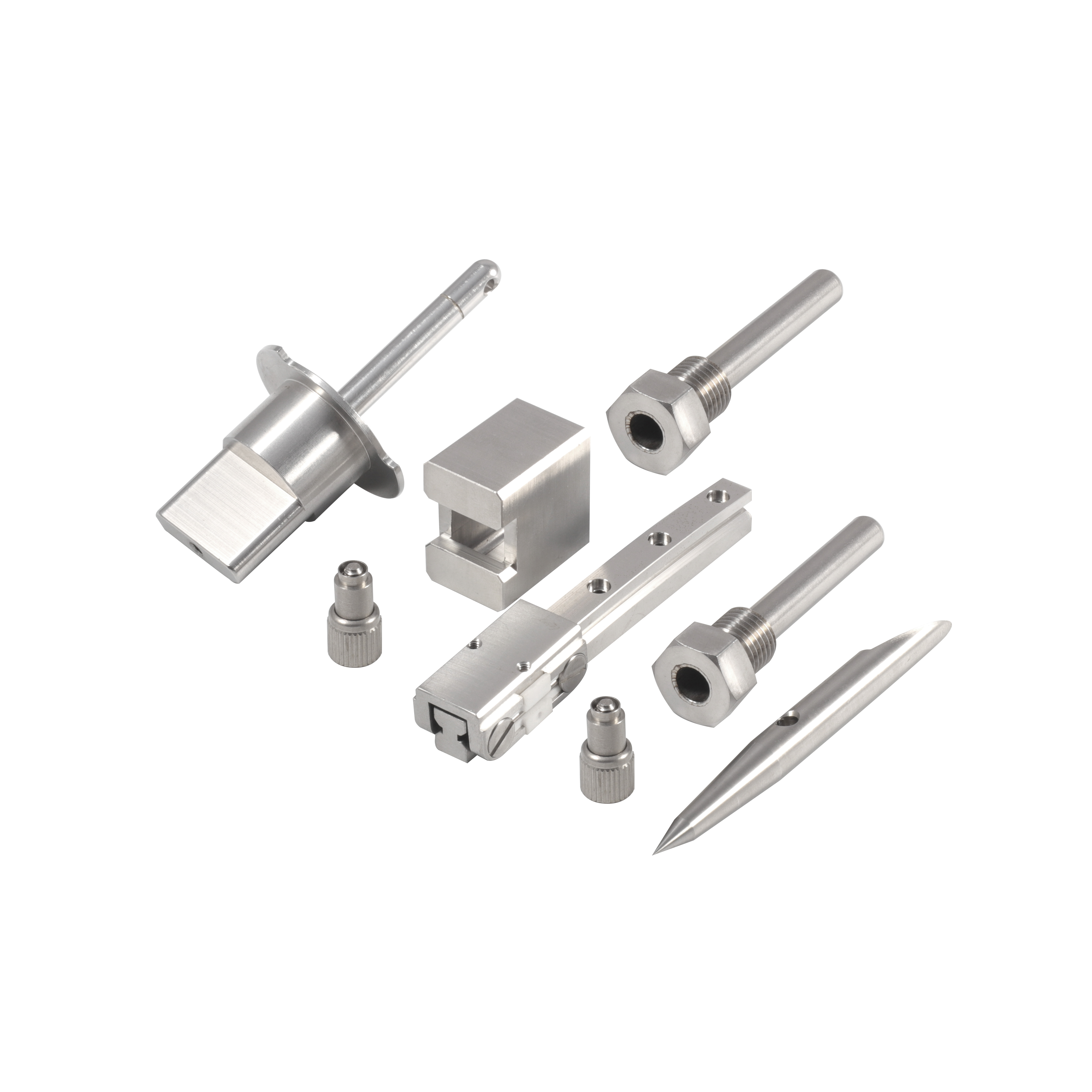 Preicison 5 Axis CNC স্বয়ংক্রিয় লেদ মেশিনযুক্ত ছোট স্টেইনলেস স্টীল যন্ত্রাংশ