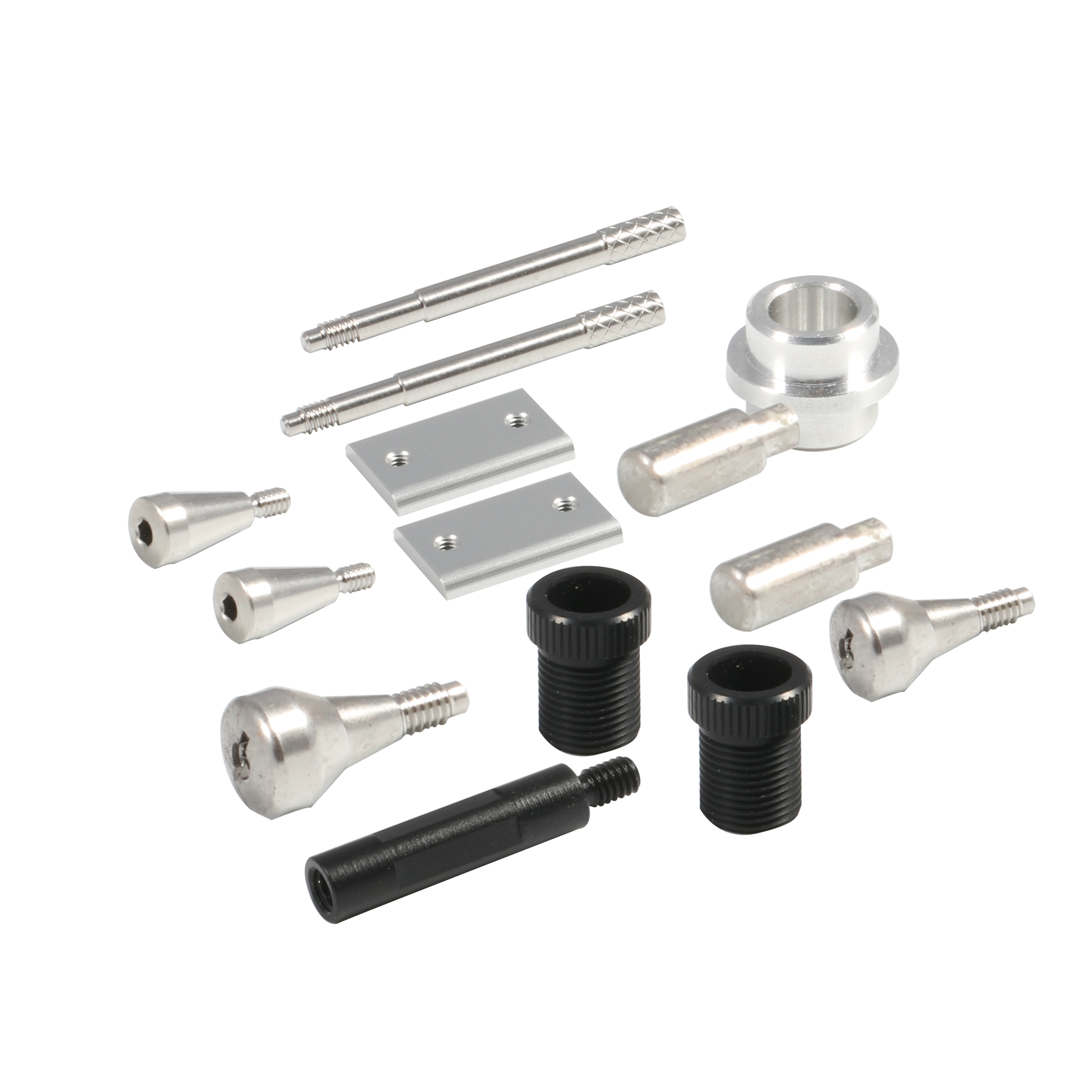 Pr&auml;zise bearbeitete Teile aus Messing, Stahl, Kunststoff und Aluminium, CNC-Drehmaschine